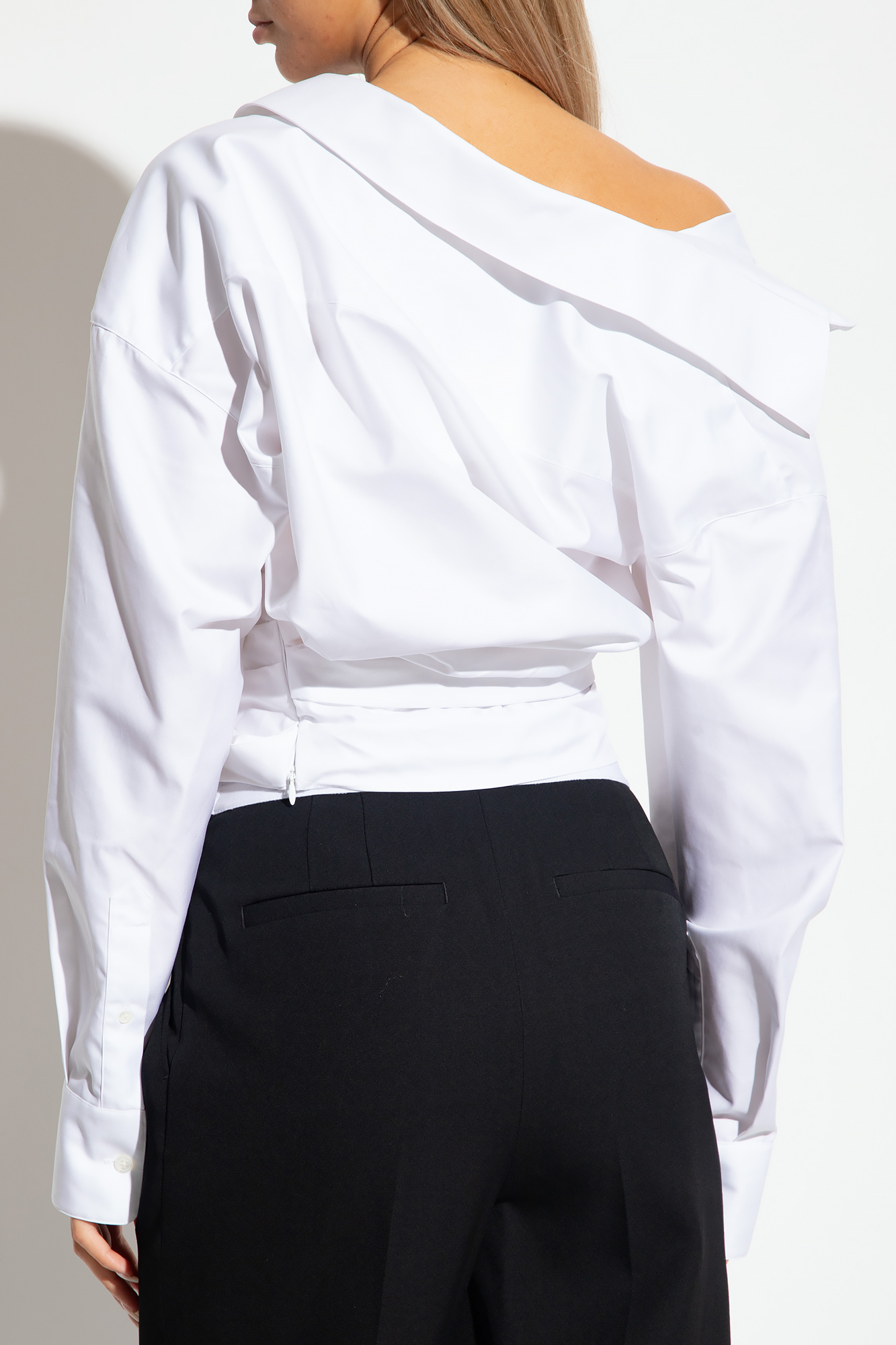 シャツ+ブラウス(半袖+袖なし) Alexander Wang - MELT THE LADY open corset blouse Alexander Wang Embellished Striped Cotton Shirt Dress - US 2